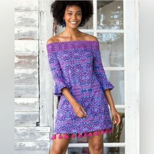 NWOT Cabana Life off the shoulder dress size small